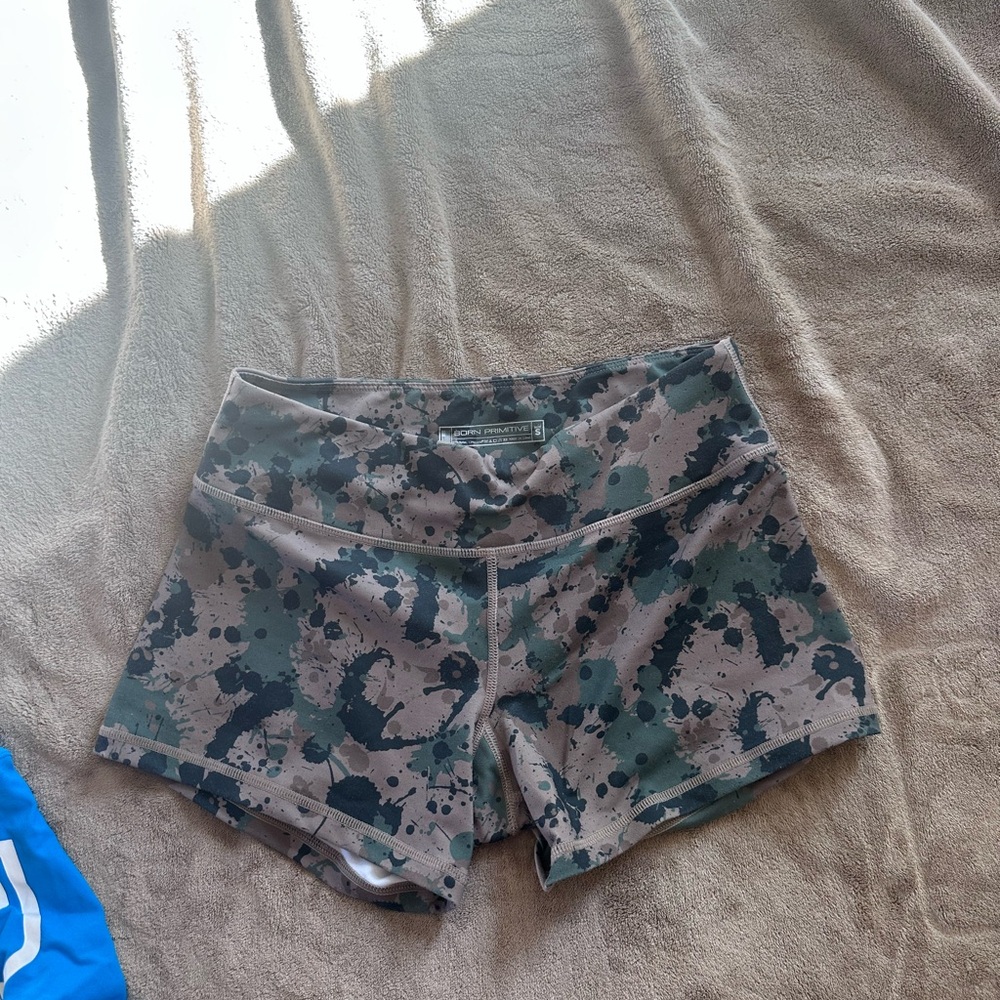Born Primitive Splatter Print Women's Athletic Shorts